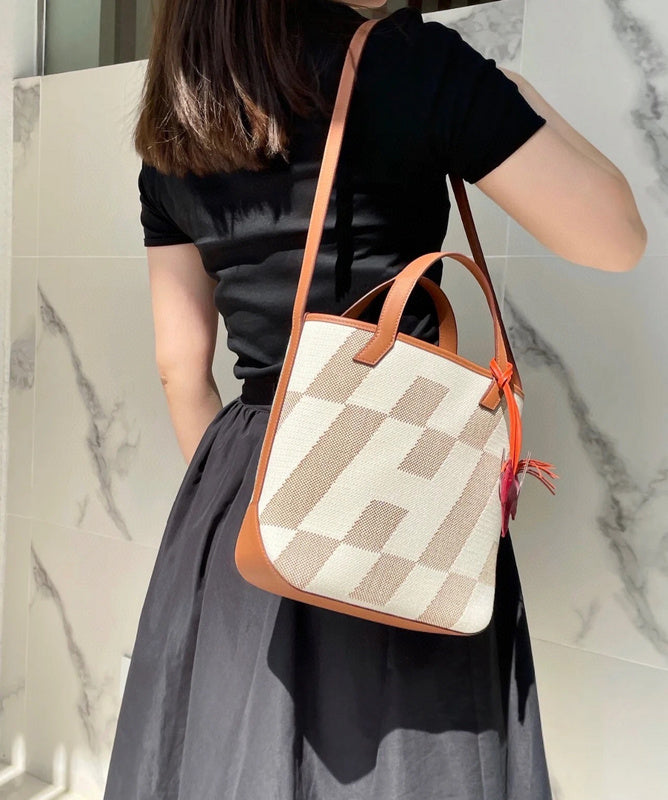 Close-up detail of tailored bag design