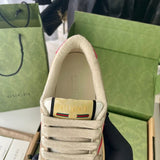 Gucci all-black luxury sneakers view 8 retro runner design