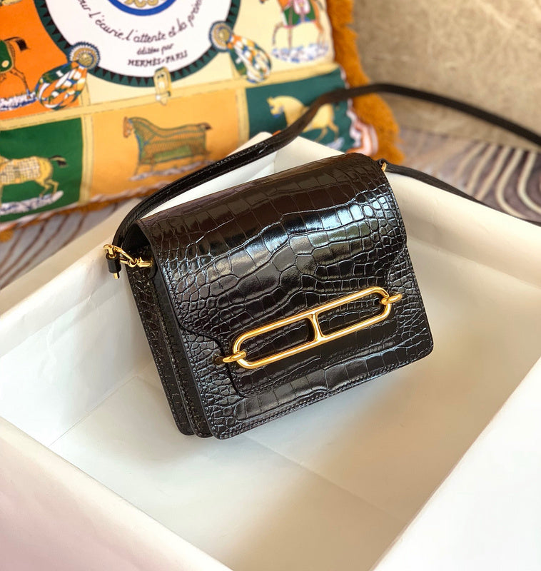 Interior view of elegant premium bag