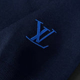 Front view of Louis Vuitton luxury clothing with contemporary cut