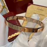 Front view of Cartier unisex jewelry piece