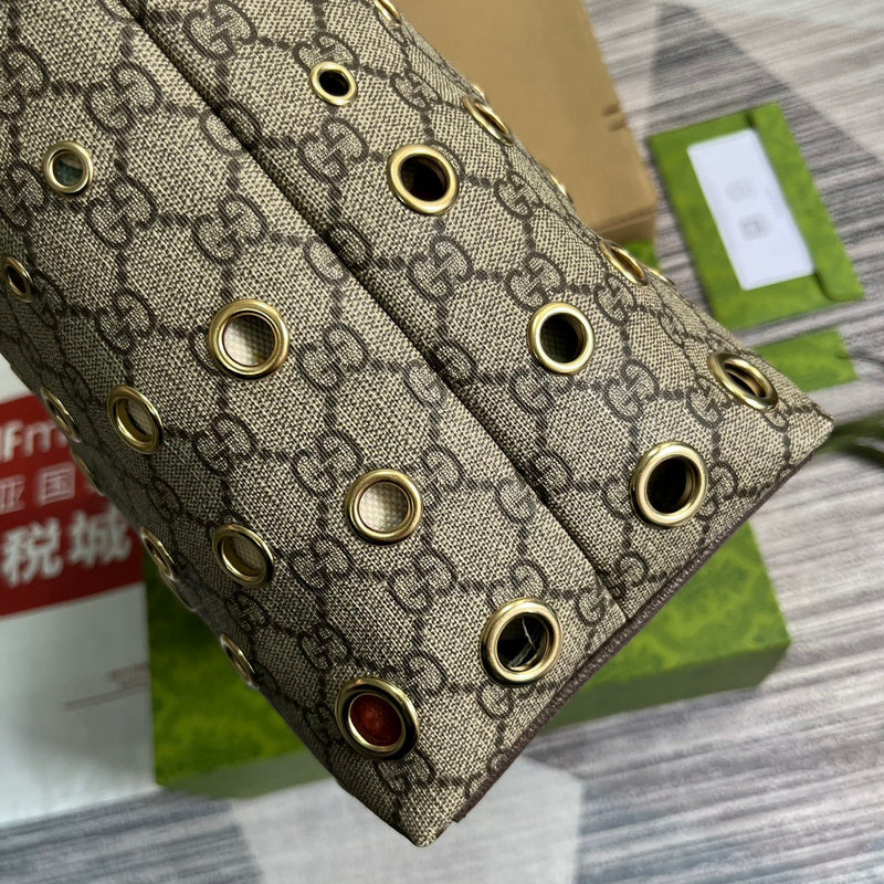 Back view of statement premium women's handbag – women's everyday handbag