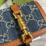 Back view of structured polished women's handbag – women's luxury handbag