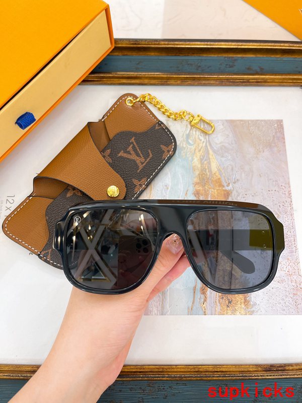 Front view of Louis Vuitton unisex sunglasses