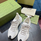 Gucci fresh white-and-black luxury sneakers view 8 minimalist modern build