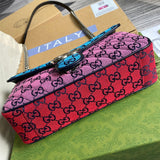 Top view of structured refined women's handbag – women's statement bag