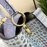  statement carryall bag detail view showing craftsmanship