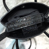 Effortless Vegan Leather Handbag - Understated Luxury Look | Women's Luxury Handbag #1059 - texture close-up (image 9) of designer-inspired handbag