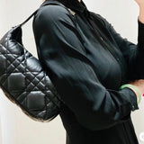 Back view of polished classic women's handbag – women's premium purse