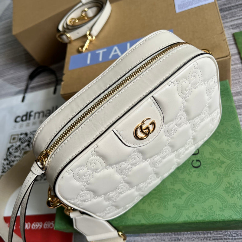 Interior view of statement modern women's handbag – women's luxury accessory