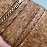 Side view of smart structured handbag