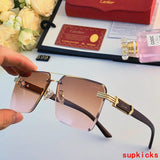 Angled view of Cartier unisex sunglasses