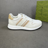 Gucci stone beige luxury sneakers view 8 premium leather build