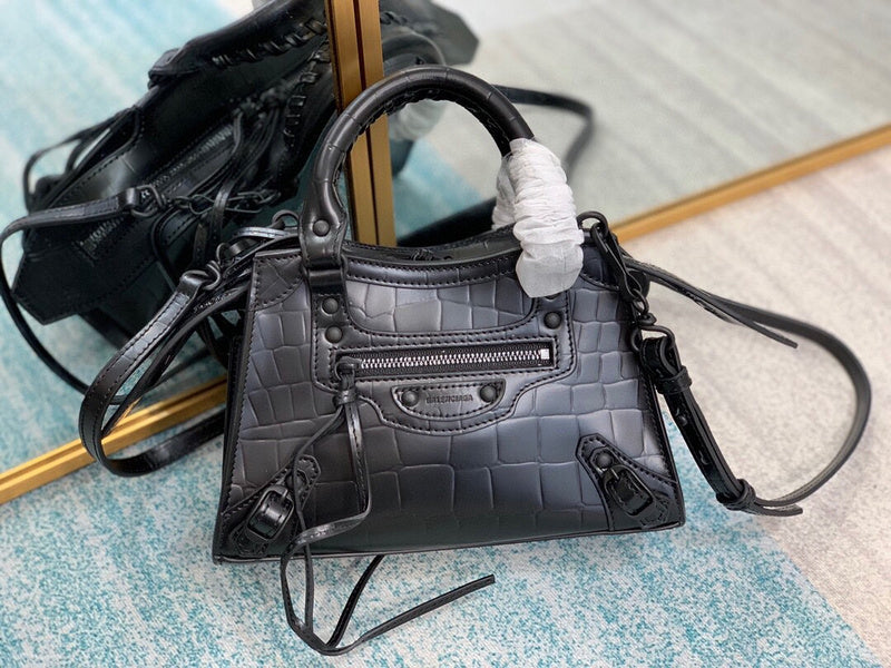 Polished Premium PU Leather Handbag - Refined Silhouette | Women's Designer-Inspired Purse #668 - front view (image 1) of designer-inspired handbag