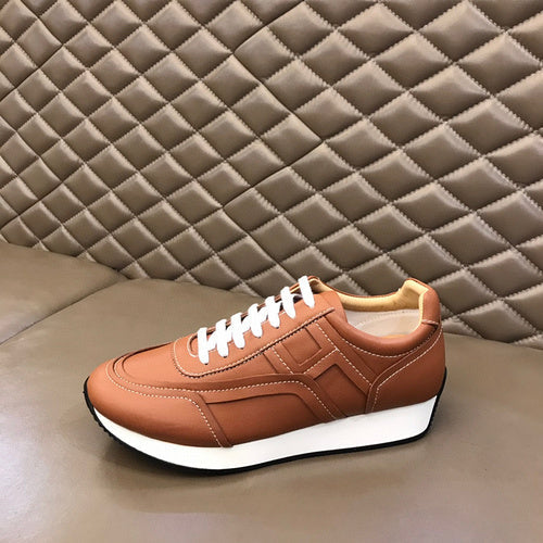 Hermès White High-Top Sneakers - Full Silhouette View