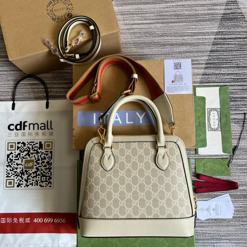 Front view of signature elevated women's handbag – women's statement bag