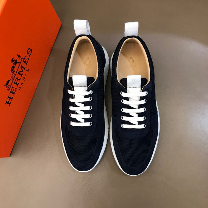 Hermès Camel Slip-On Sneakers - Side Profile View