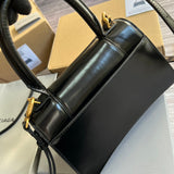 Interior view of sleek classic women's handbag – women's designer-style accessory