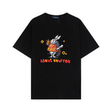 Side profile of Louis Vuitton cotton t-shirt with everyday silhouette