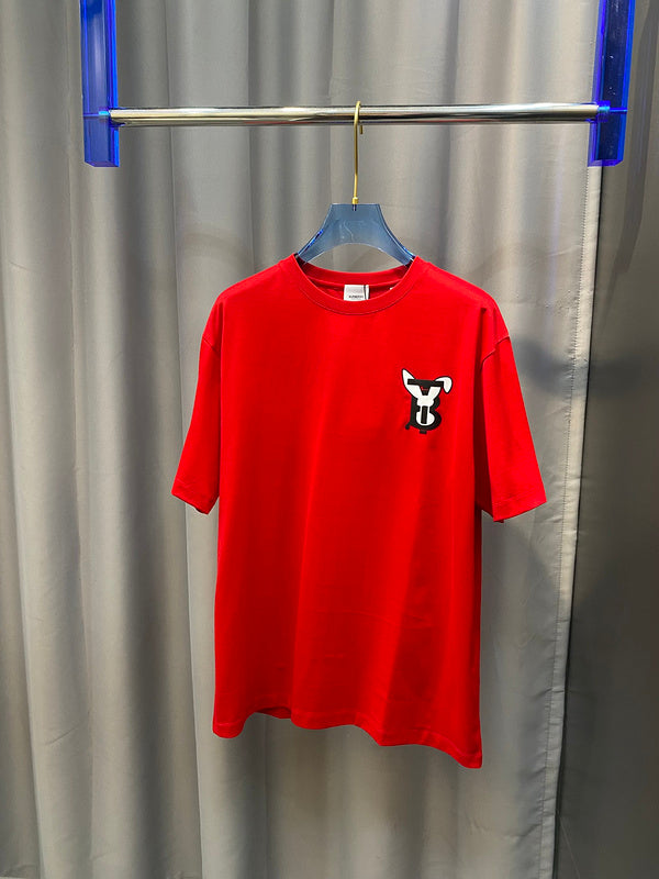 Burberry t-shirt close-up — premium authentic designer style