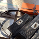 Close-up detail of contemporary bag design