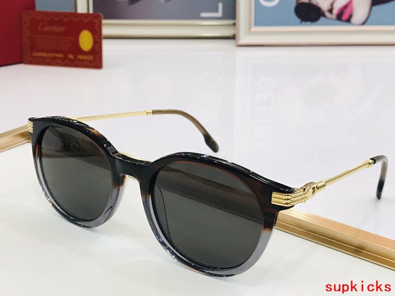 Angled view of Cartier unisex sunglasses