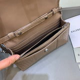 Structured Vegan Leather Handbag - Polished Finish | Women's Everyday Carry Handbag #445 - alternate angle view (image 8) of designer-inspired handbag