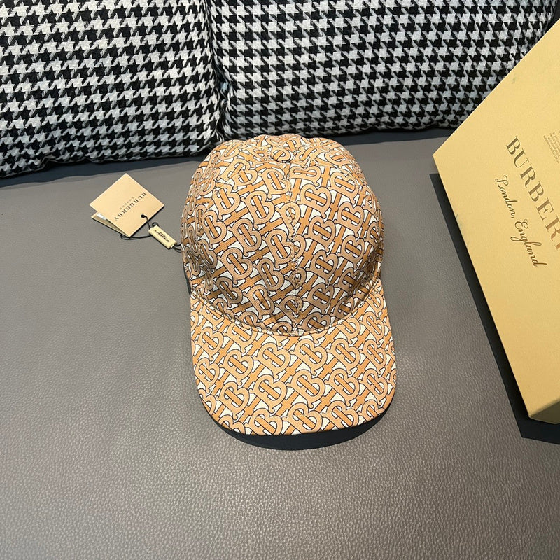 Front view of Burberry unisex cap