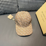 Front view of Burberry unisex cap