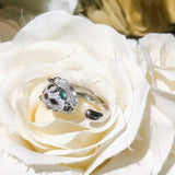 Close-up detail view of Cartier unisex jewelry piece