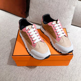 Hermès White High-Top Sneakers - Heel Detail View