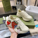 Gucci crisp white luxury sneakers view 6 everyday casual design