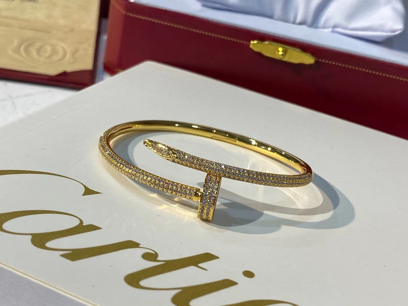 Front view of Cartier unisex jewelry piece