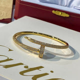 Front view of Cartier unisex jewelry piece