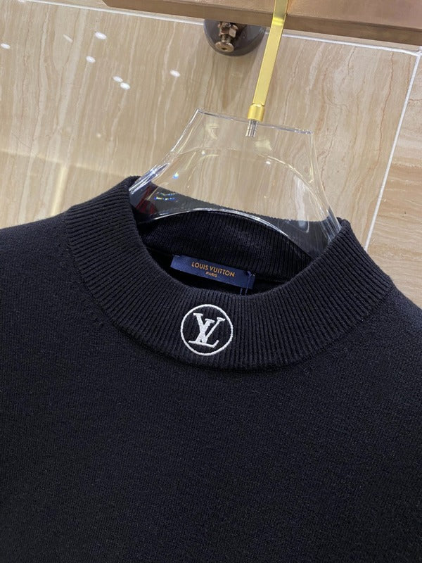 Back view of Louis Vuitton luxury clothing with streetwear-inspired cut