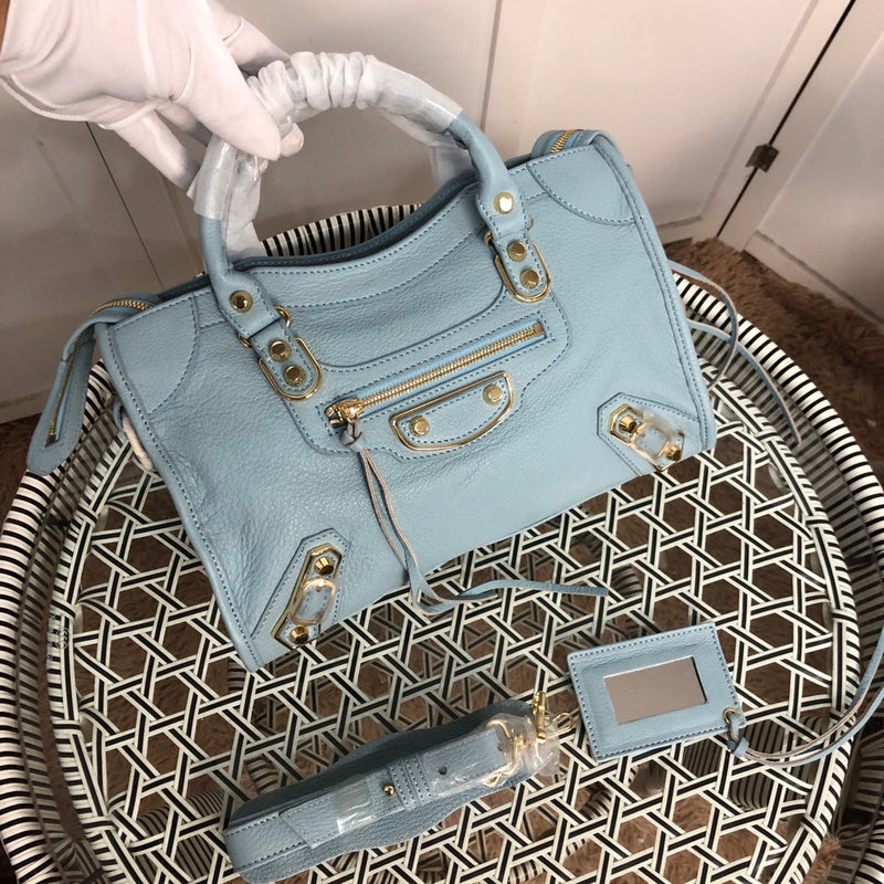 Front view of chic everyday-luxe women's handbag – women's statement bag