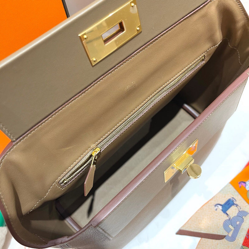 Close-up detail of sleek bag design
