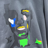 Flat lay presentation of Louis Vuitton luxury clothing with tailored silhouette