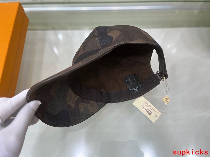 Side view of Louis Vuitton unisex cap