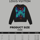 Side profile of Louis Vuitton luxury clothing with relaxed-fit cut