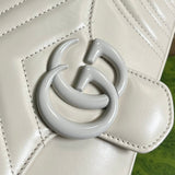 Back view of premium refined women's handbag – women's luxury handbag
