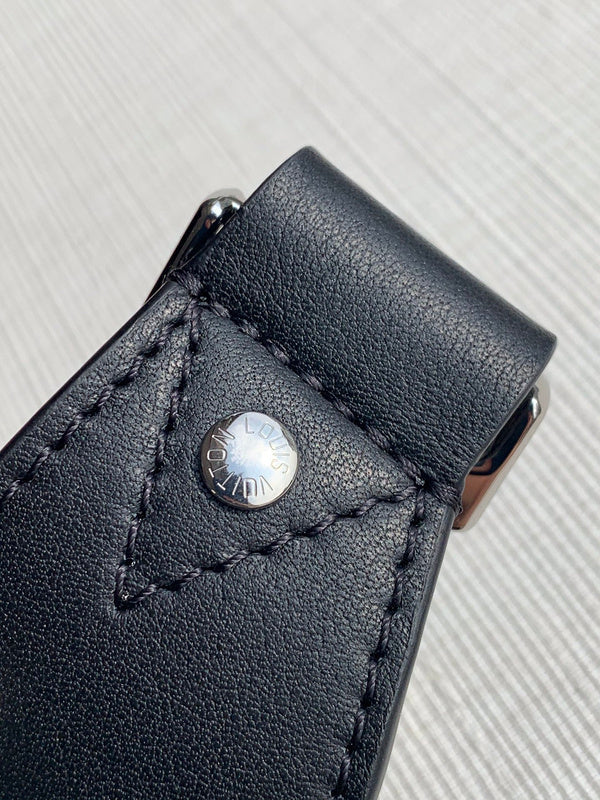 Back view of refined polished women's handbag – women's statement bag