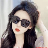Close-up detail view of Cartier unisex sunglasses