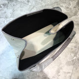 Chic Vegan Leather Handbag - Modern Structured Build | Women's Designer-Inspired Purse #772 - styled full view (image 7) of designer-inspired handbag