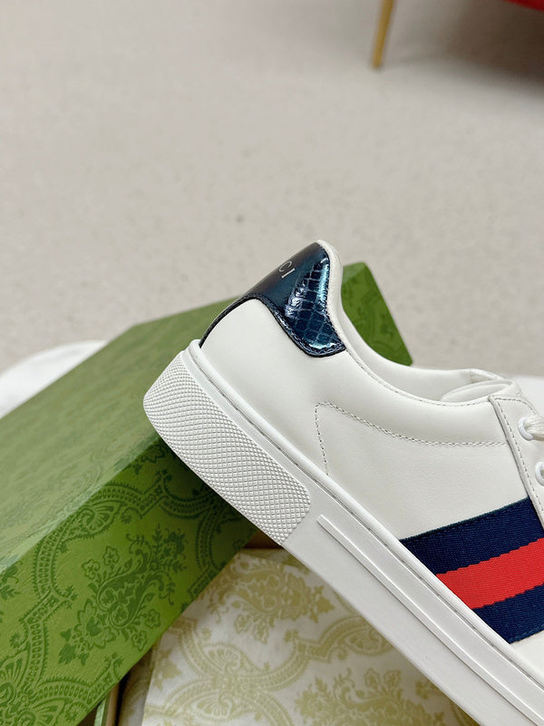 Gucci clean off-white luxury sneakers view 8 premium leather build