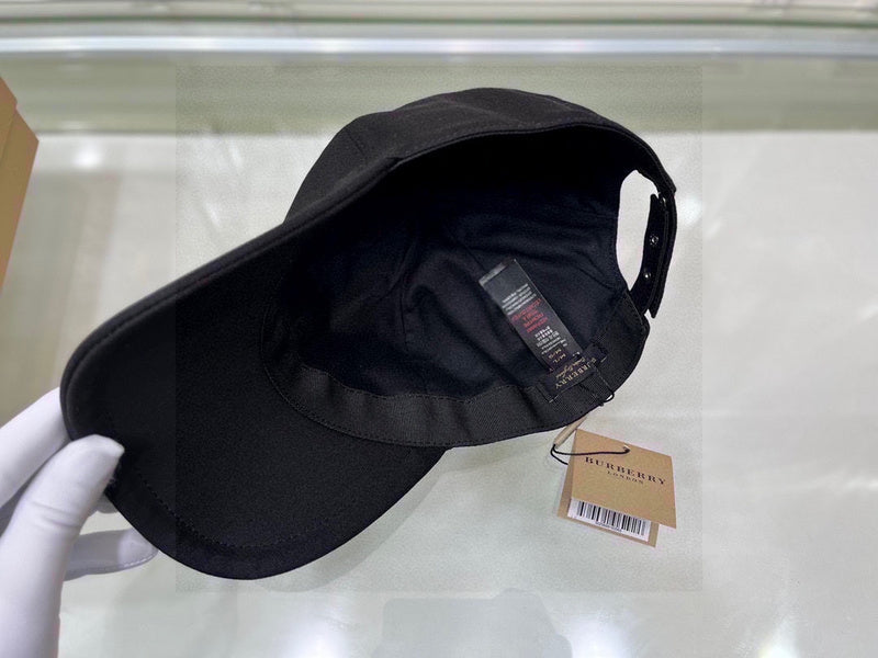 Front view of Burberry unisex cap