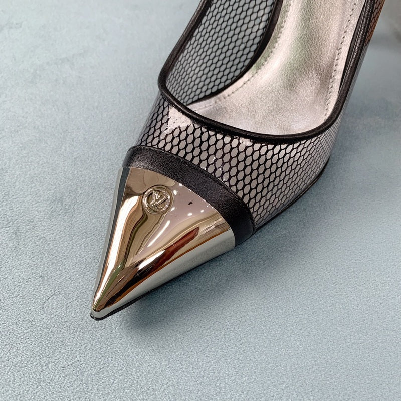 Louis Vuitton Black Ankle Boots - Toe Detail View