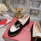Close-up of Roger Vivier shoes craftsmanship