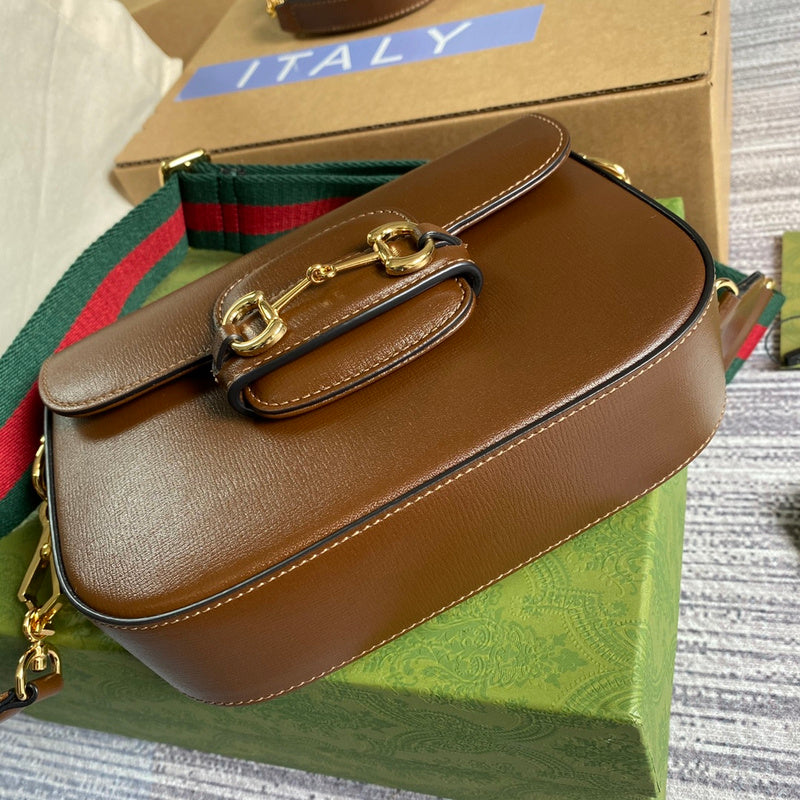 Back view of premium classic women's handbag – women's statement bag