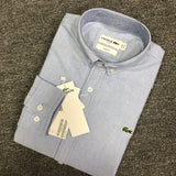 Full styled look of Lacoste luxury clothing with logo-detail design